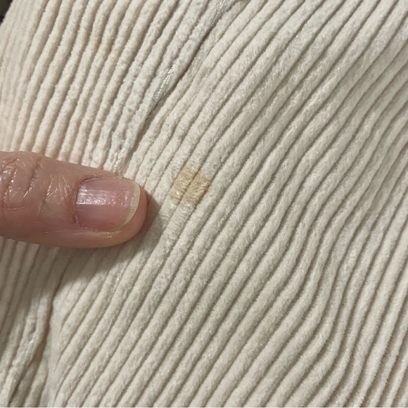 Zara Corduroy Oversize Light Cream Jacket. Size XS - Picture 11 of 11